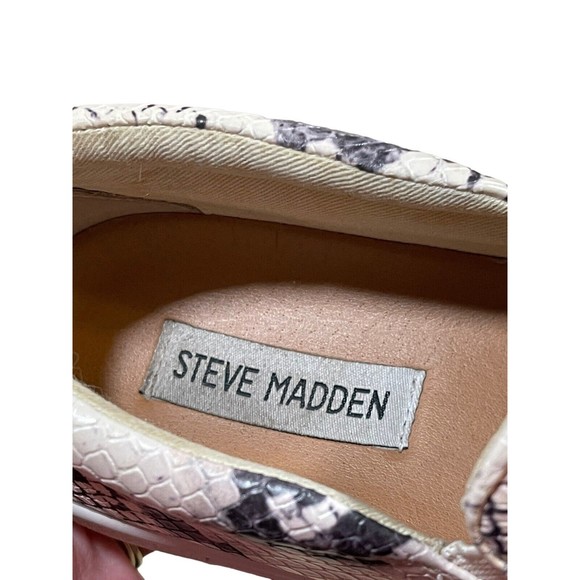 Steve Madden Snake Skin Print‎ Slip On Comfort Sneaker Shoe Size 7M - Picture 5 of 15